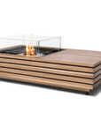 Teak Coffee Table Fire Pit