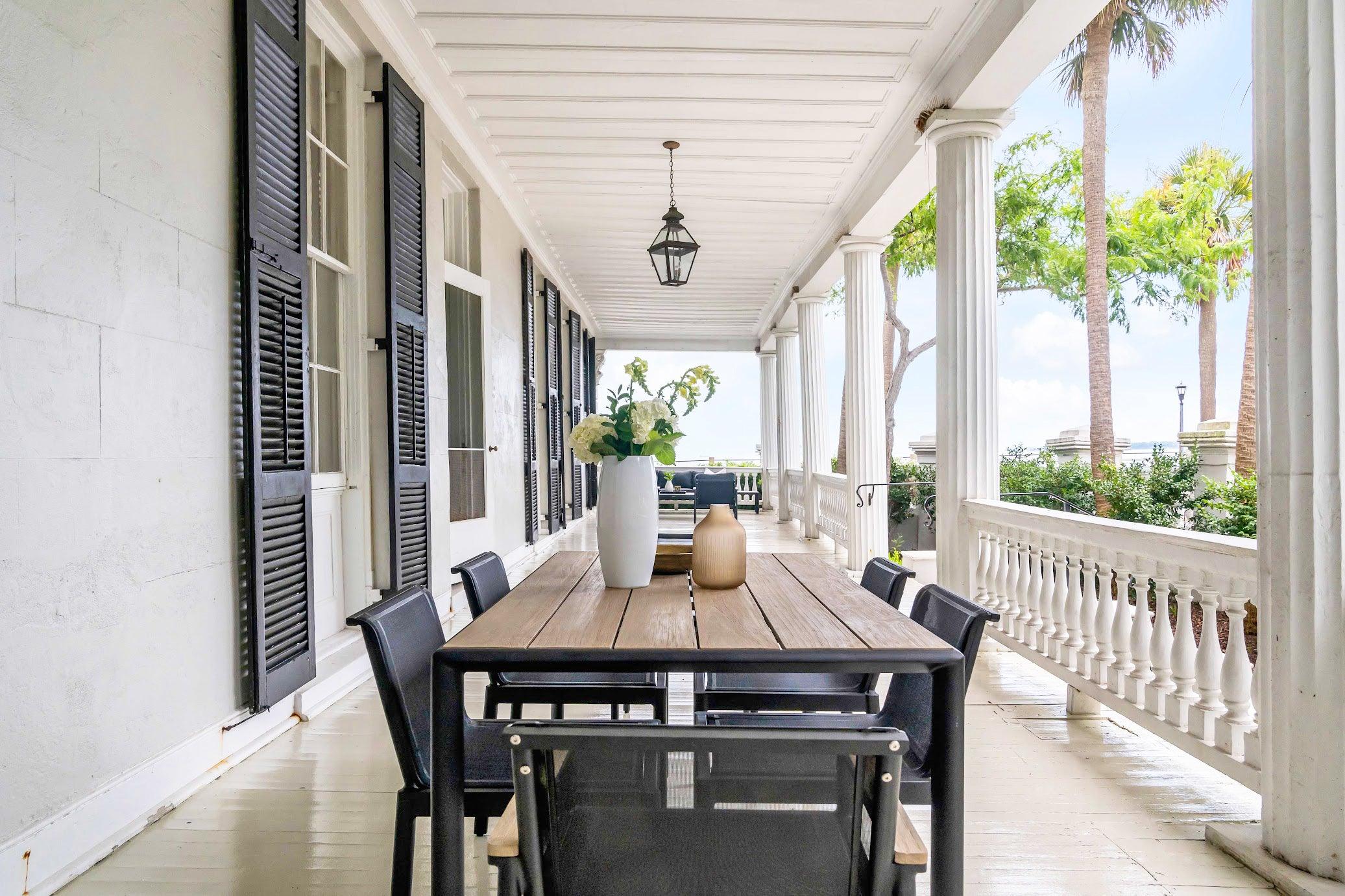 Modern Teak Dining Table from Harbor Classic