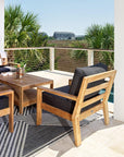 Highest Quality Teak Outdoor 5 Piece Seating Set