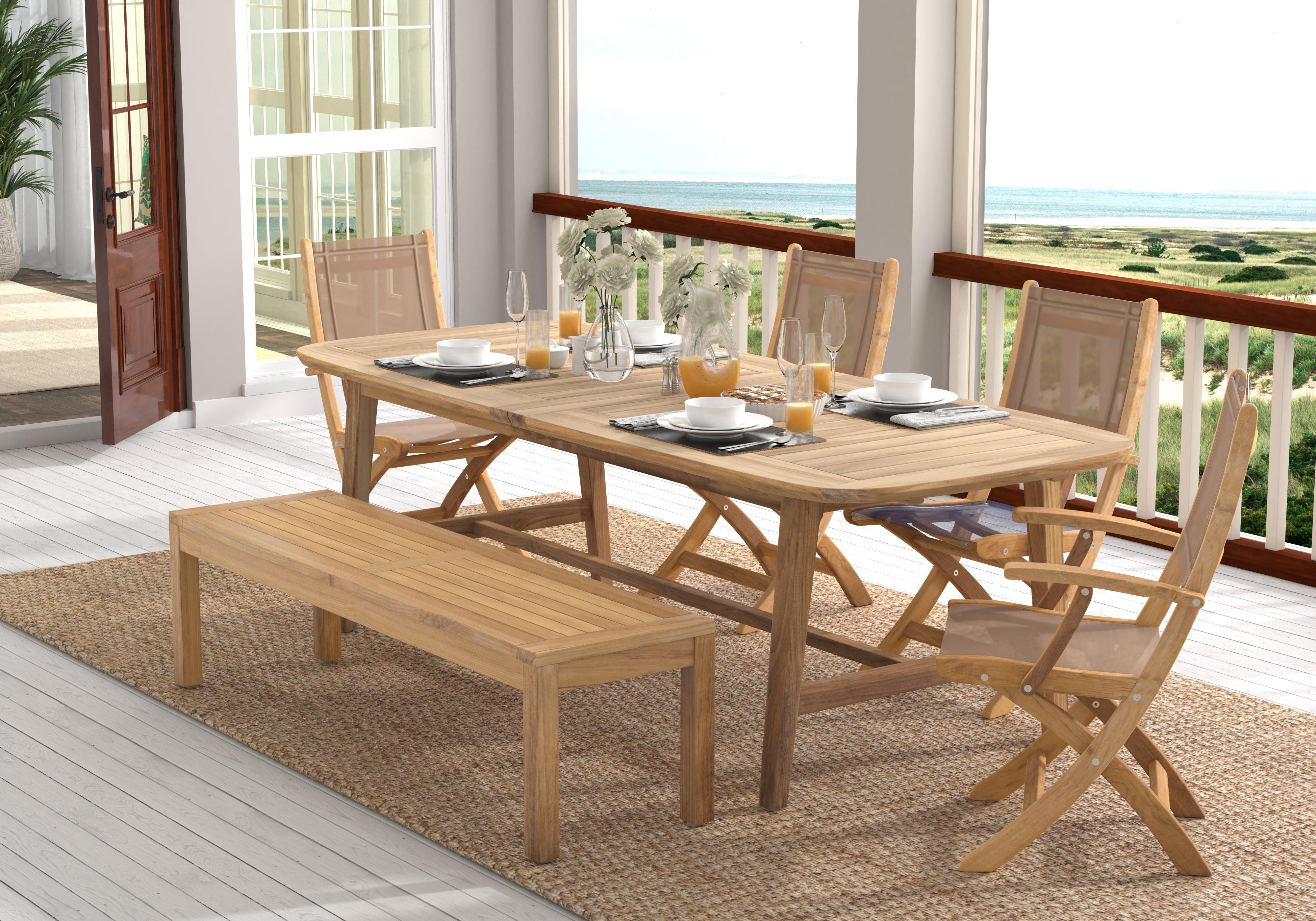 Luxury Teak Dining Table Set