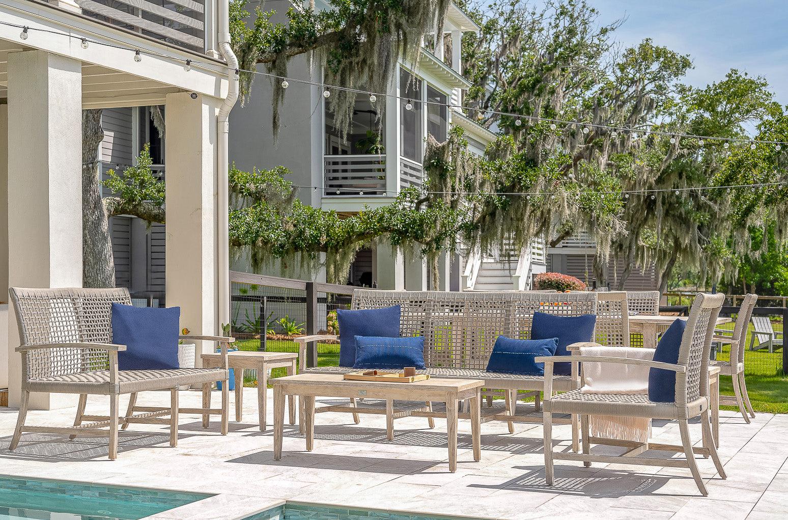 Modern Teak Outdoor Coffee Table