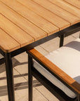 Modern Teak Outdoor Dining Table