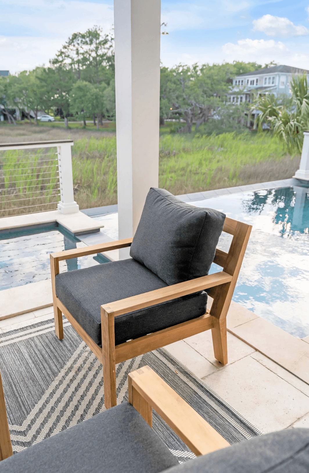 Highest Quality Outdoor Teak Club Chair